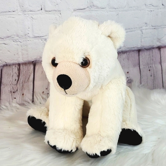 Wild Republic Zoo Realistic Polar Bear Winter Plush Stuffed Animal Toy 14" - Picture 5 of 17